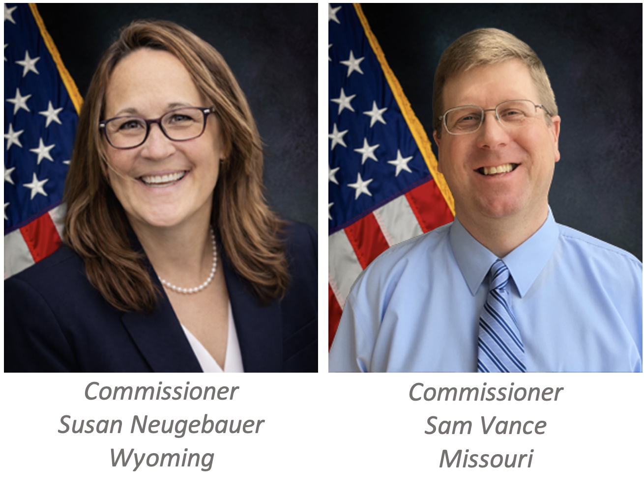 Photograph accompanying the article: Wyoming and Missouri Appoint New Commissioners