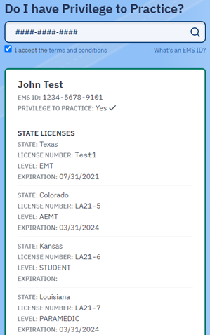 Privilege to Practice verification graphic