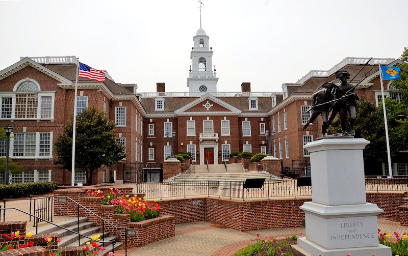Delaware Legislative Hall in Dover, Delaware